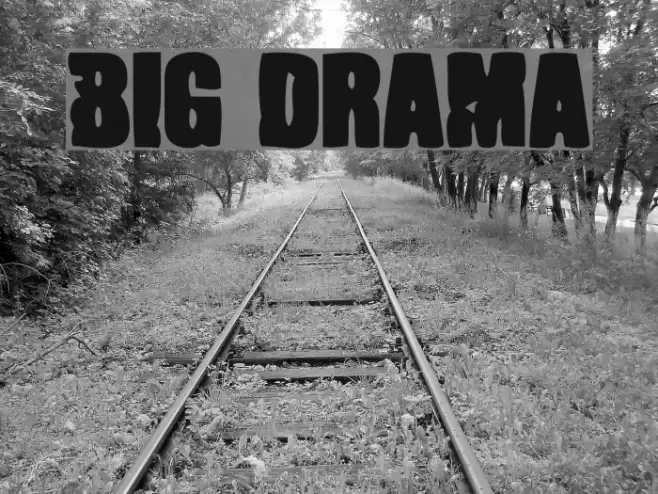 Big Drama Font examples