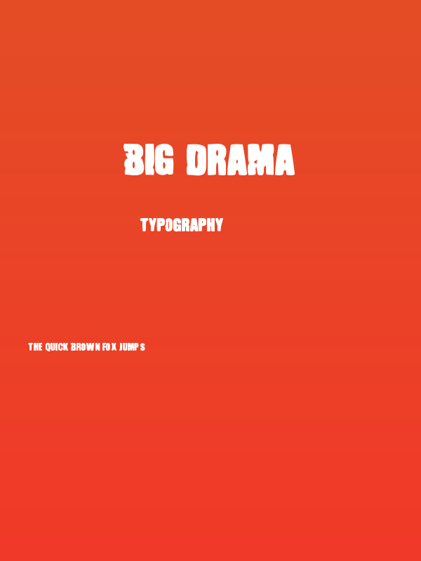 Big Drama Poster