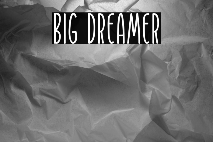 Big Dreamer Example 1