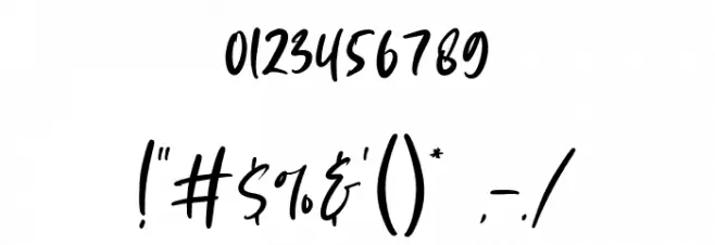 Big Dreams Font OTHER CHARS