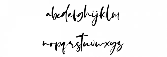 Big Dreams Font LOWERCASE