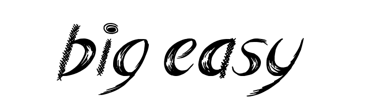 Big Easy  font caratteri gratis