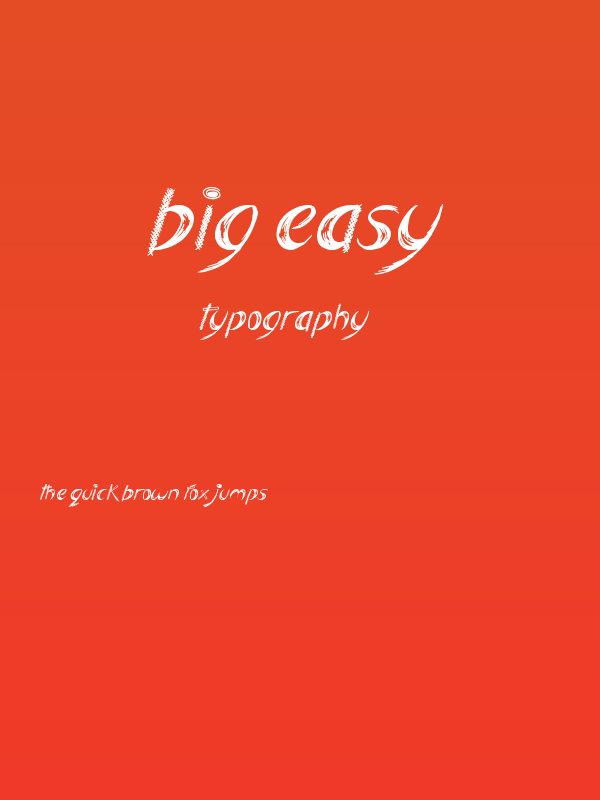 Big Easy Poster