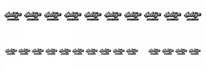 Big Fast Demo Шрифта ДРУГИЕ символов