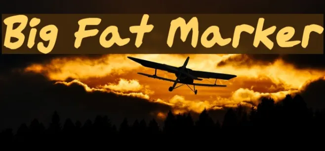 Big Fat Marker Example 2