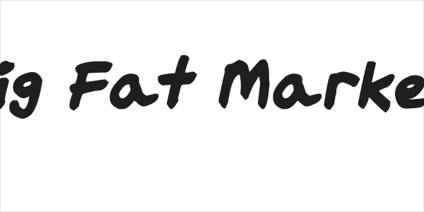 Big Fat Marker Logo