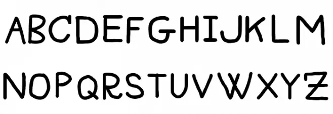 Big Fat Pencil 2 Schriftart Groß
