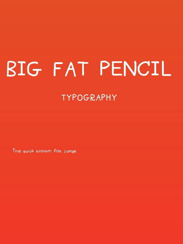 Big Fat Pencil 2 Poster