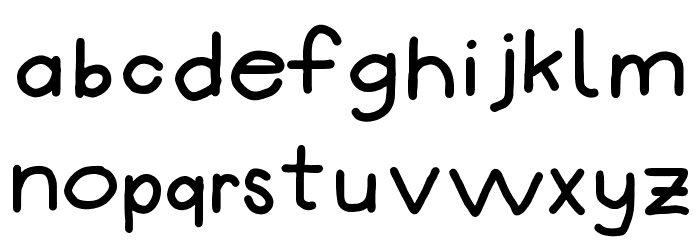 Big Fat Pencil 2 Font LOWERCASE