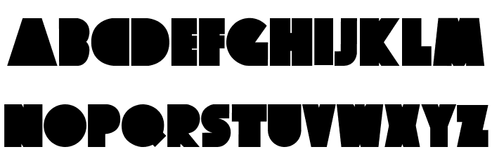 Big Fat Ugly Cow Font LOWERCASE