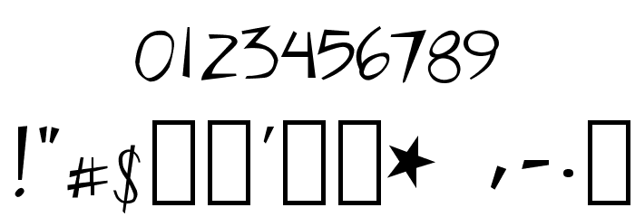 Big-Fish-Ensemble Font OTHER CHARS