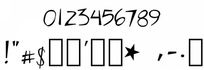 Big-Fish-Ensemble Font OTHER CHARS