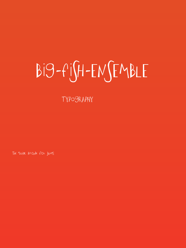 Big-Fish-Ensemble Poster