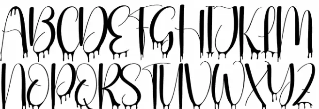 Big Ghost फ़ॉन्ट अपरकेस