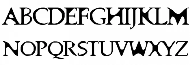 Big Ham Font UPPERCASE