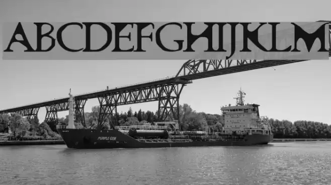 Big Ham Fonte examples