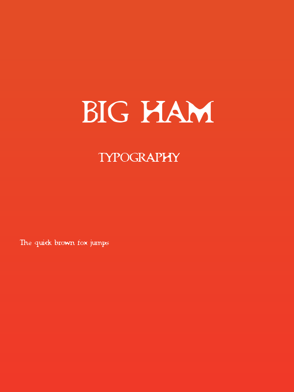 Big Ham Poster
