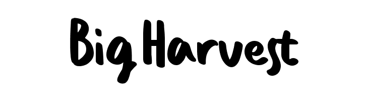 Big Harvest  Fuentes Gratis Descargar