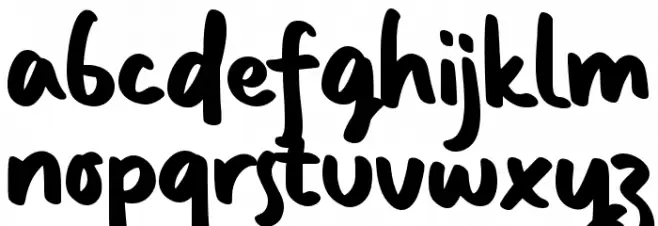 Big Harvest 字体 小写