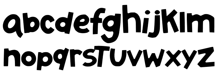 Big Heroes Free Trial Font LOWERCASE