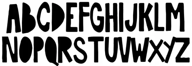 Big Holidays Schriftart Groß