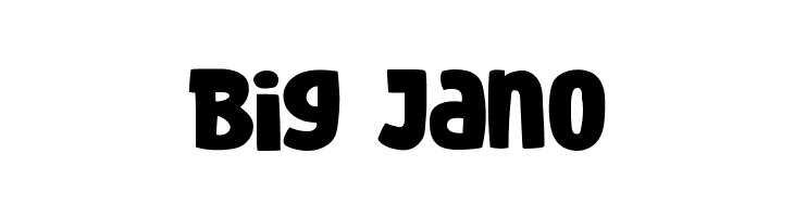 Big Jano  Frei Schriftart Herunterladen