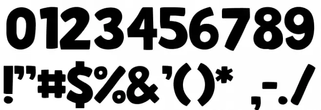 Big Jano Font OTHER CHARS