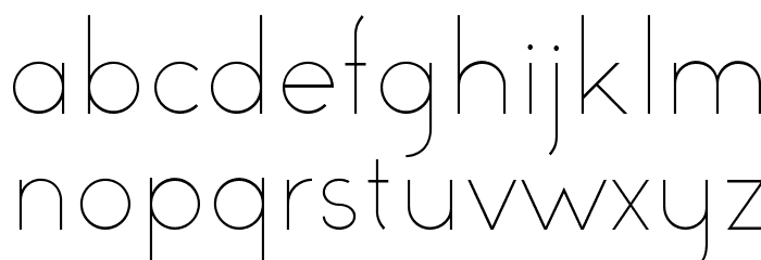 Big John PRO Light Font LOWERCASE