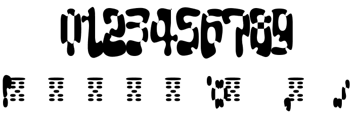 Big-Loada-Splatter Font OTHER CHARS