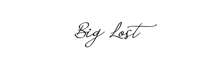 Big Lost  Fuentes Gratis Descargar