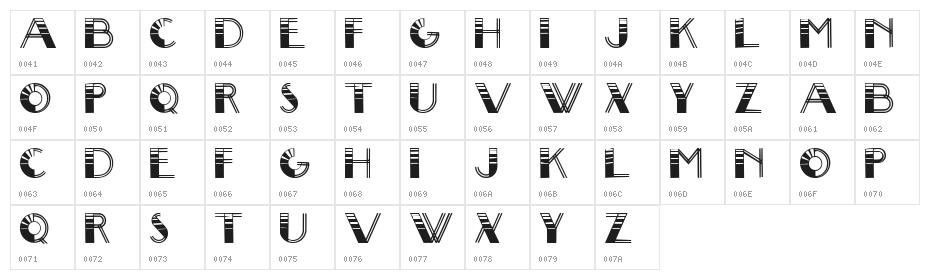 Big Lou Character Map
