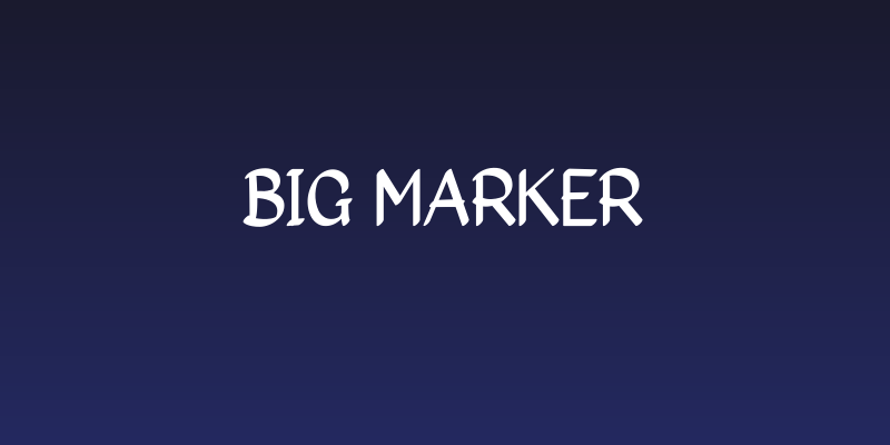 Big Marker Social Header
