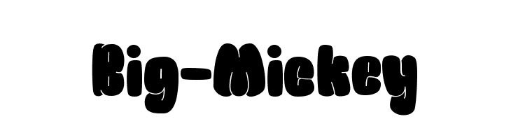 Big-Mickey  font caratteri gratis
