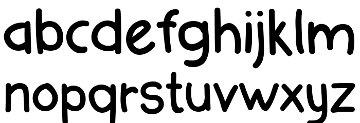 Big Mike Regular Schriftart Kleinbuchstaben