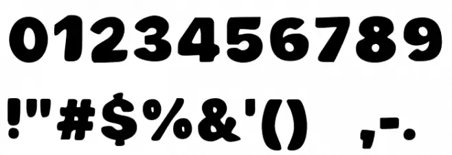 Big Monday Font OTHER CHARS