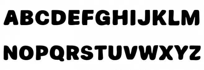 Big Monday Font UPPERCASE