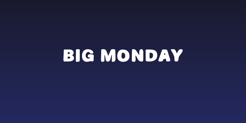 Big Monday Social Header