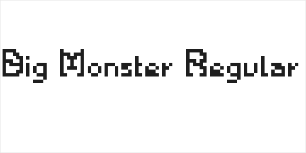 Big Monster Regular Logo