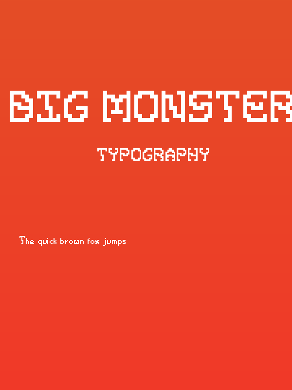 Big Monster Regular Poster