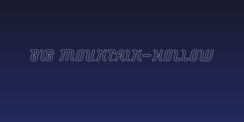 Big Mountain-Hollow Social Header
