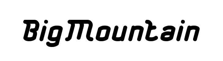 Big Mountain  Free Fonts Download