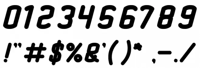 Big Mountain Font OTHER CHARS