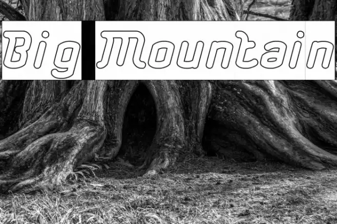 Big Mountain Font examples