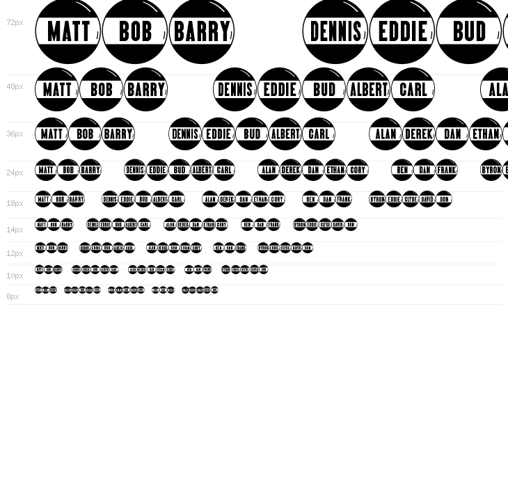 Big Name Buttons JL Waterfall