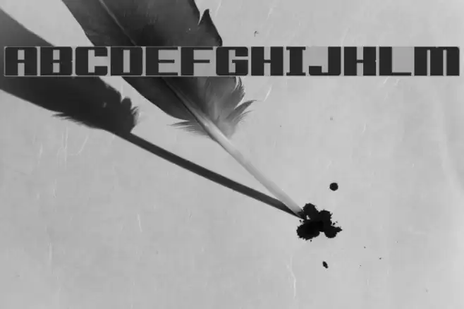 Big Old Boldy Font examples