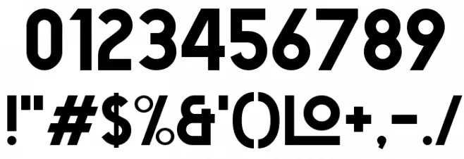 Big Orange Cyrillic Font OTHER CHARS