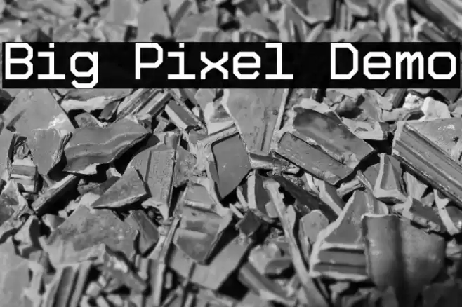 Big Pixel Demo Font examples
