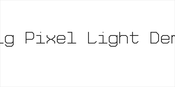 Big Pixel Light Demo Logo