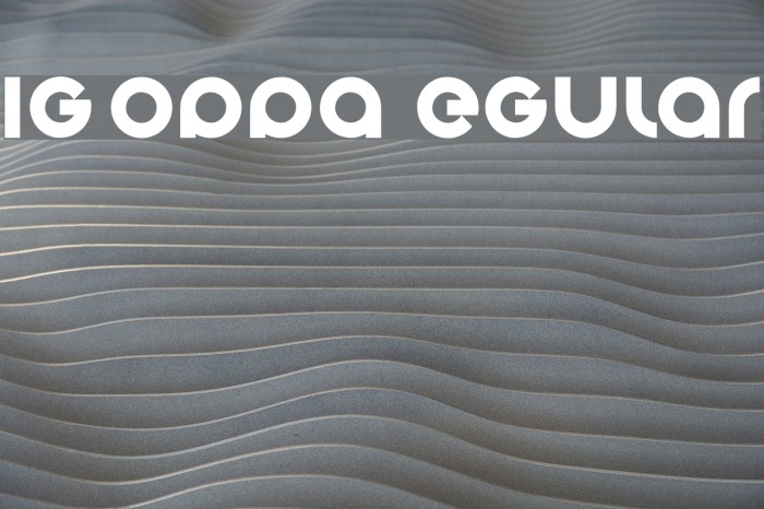 Big Poppa E Regular Font examples