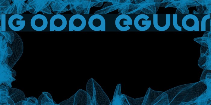 Big Poppa E Regular Font examples